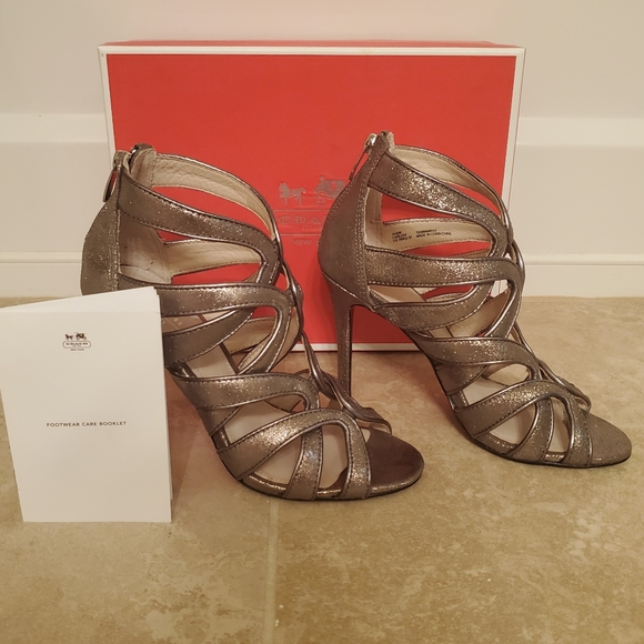 NIB COACH Heels Suede/Nappa 👠 - Picture 1 of 8